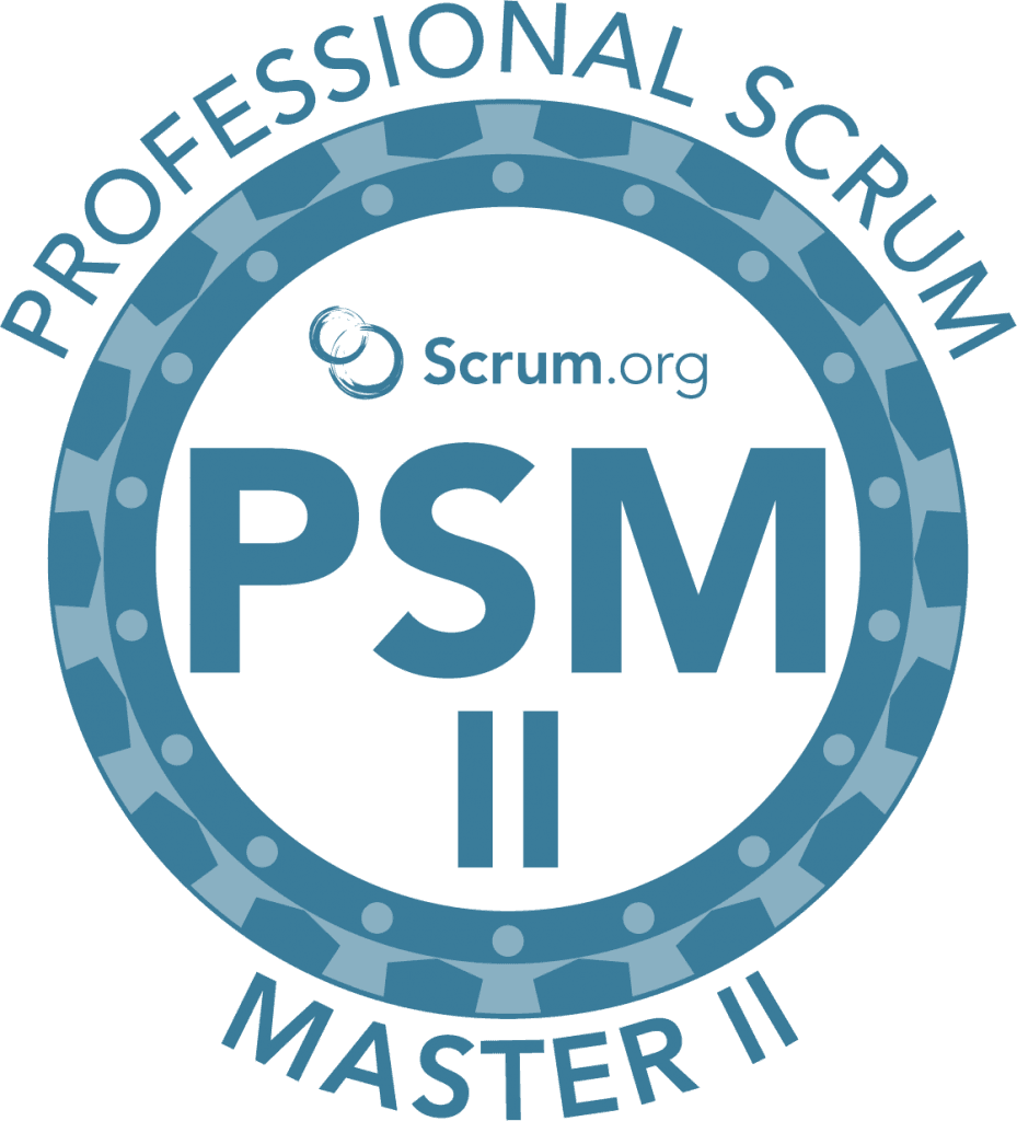 PROFESSIONAL SCRUM MASTER™ II TRAINING 1 psm II logo 929x1024 1