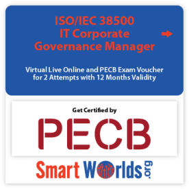 ISOIEC 38500 IT CORPORATE GOVERNANCE MANAGER